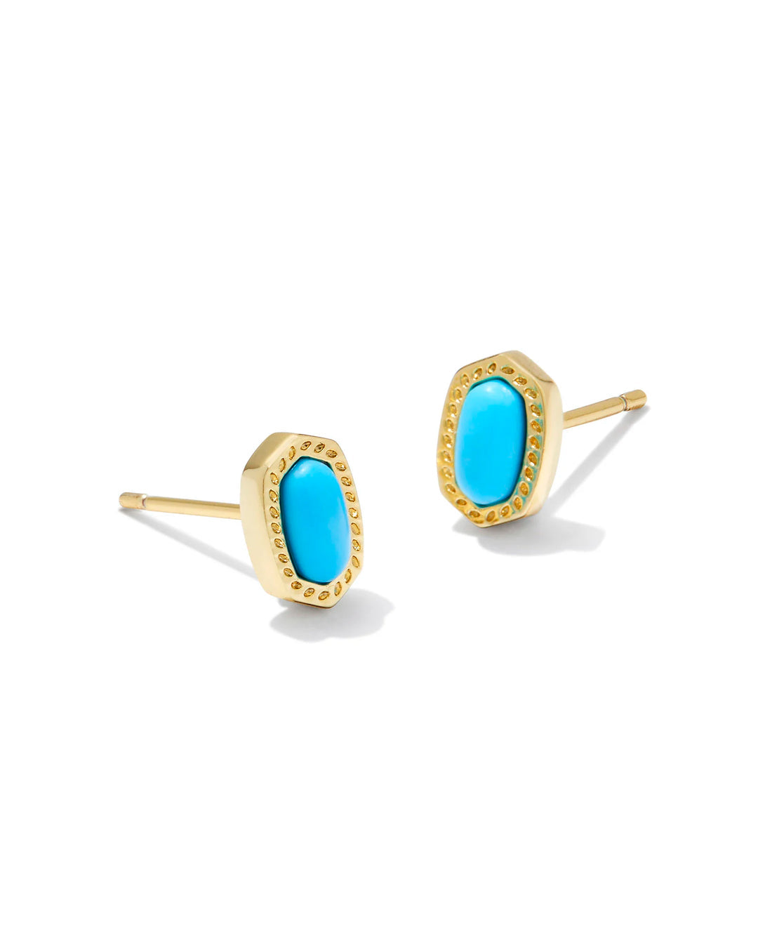 KENDRA SCOTT Mini Ellie Pendientes dorados 