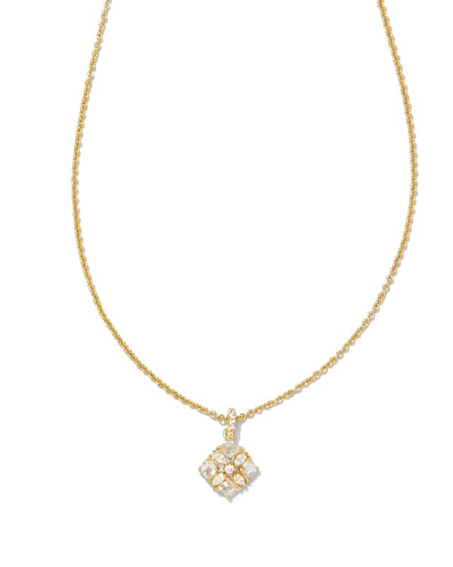 KENDRA SCOTT Dira Crystal Short Pendant Necklace