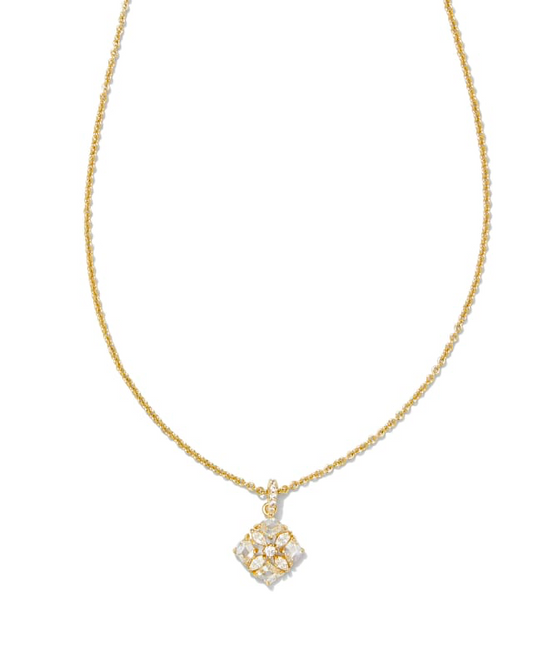 KENDRA SCOTT Dira Crystal Short Pendant Necklace