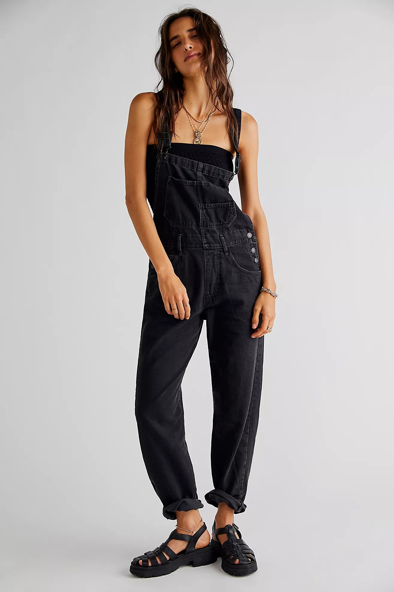 FREE PEOPLE We The Free Ziggy Denim Overalls