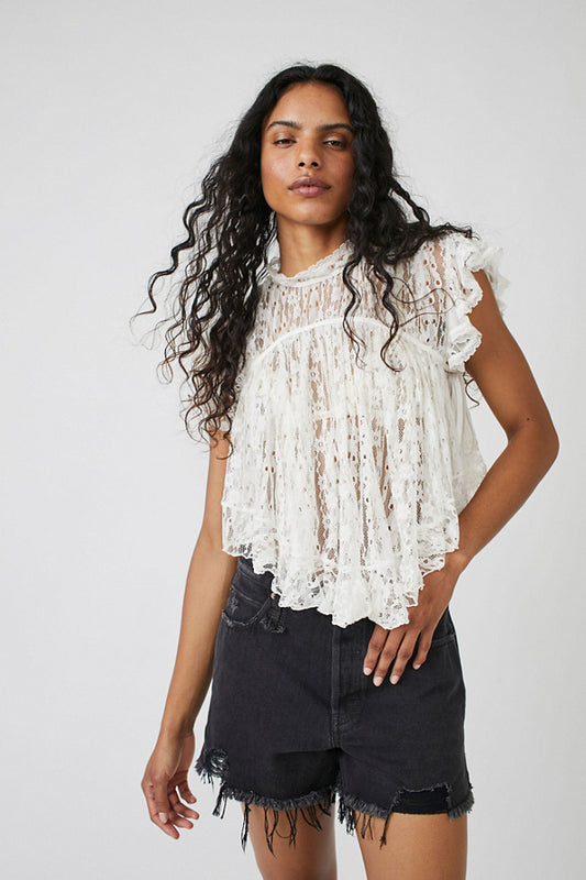 FREE PEOPLE INTIMATELY Lucea Lace Top