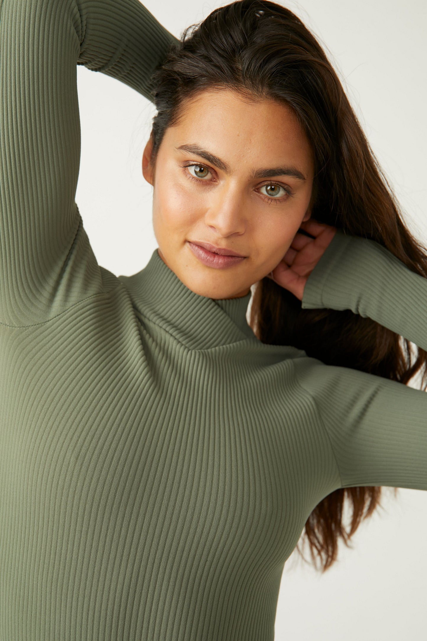 FREE PEOPLE XYZ Recycled Turtleneck Bodysuit