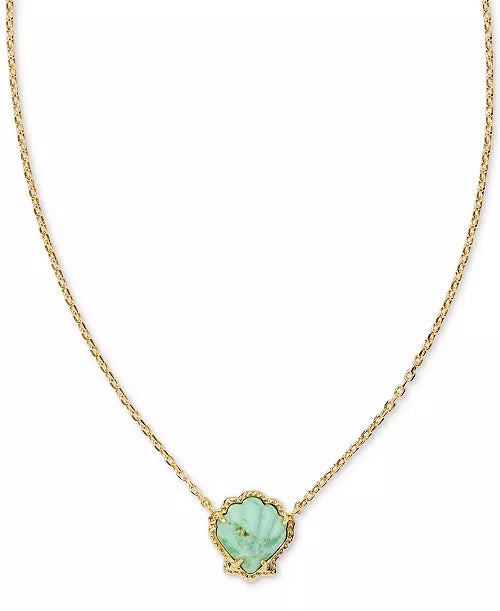 KENDRA SCOTT Brynne Shell Short Pendant Necklace