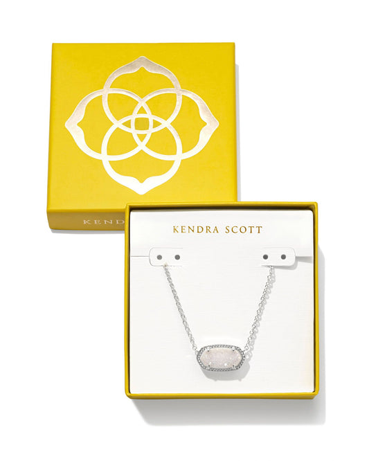 KENDRA SCOTT Boxed Silver Elisa Pendant Necklace