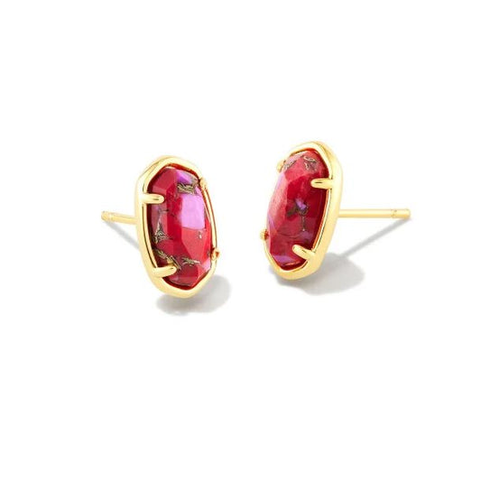 KENDRA SCOTT Grayson Gold Stud Earrings