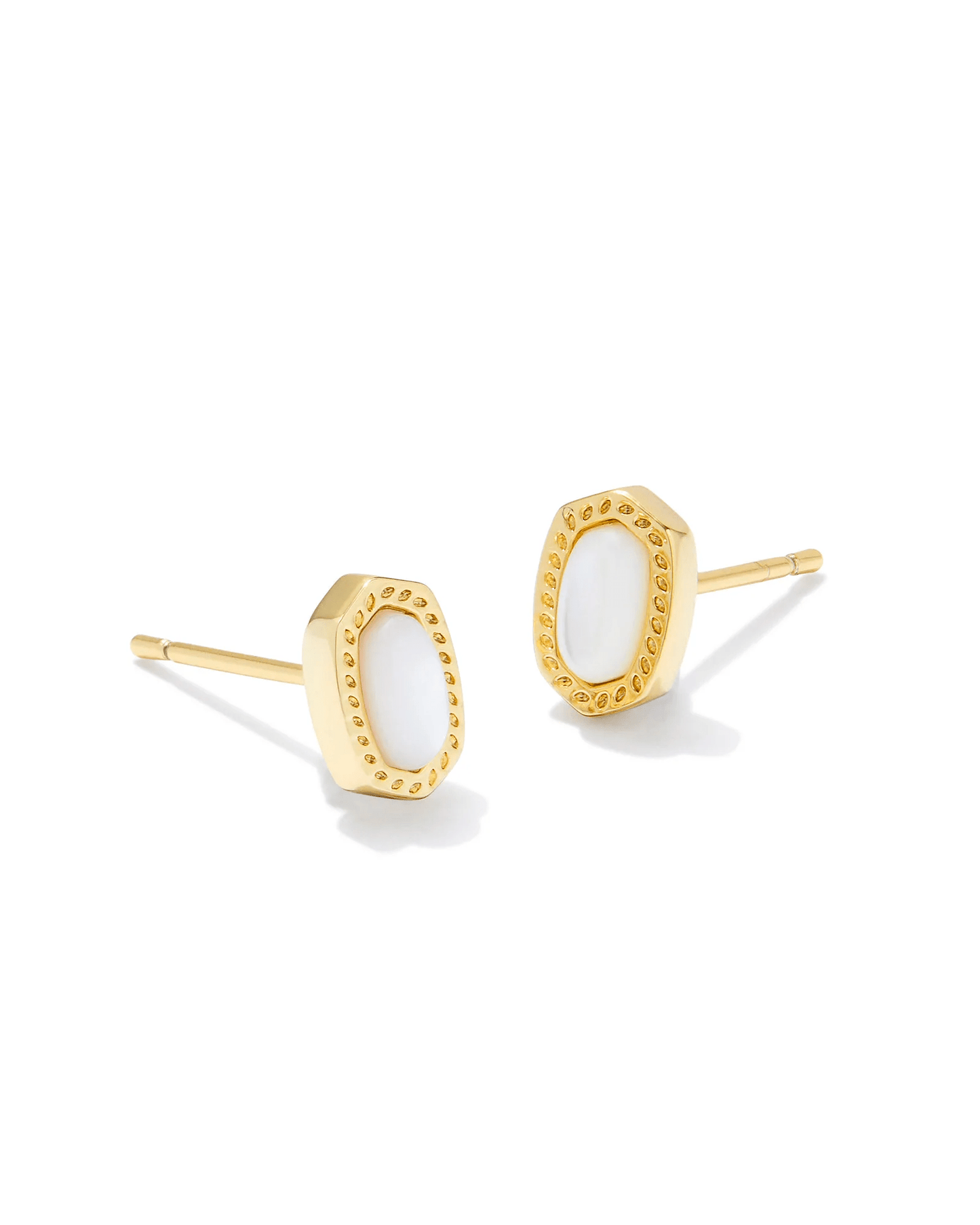 KENDRA SCOTT Mini Ellie Pendientes dorados 