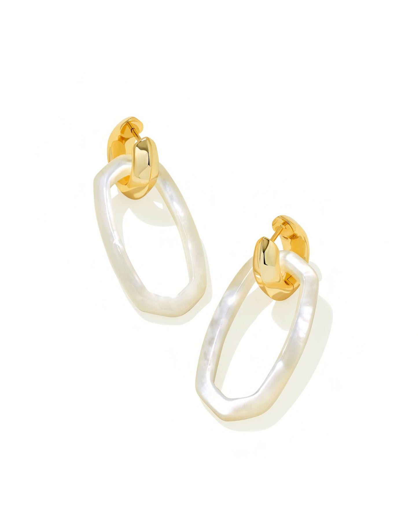 KENDRA SCOTT Pendientes de eslabones convertibles en oro Danielle