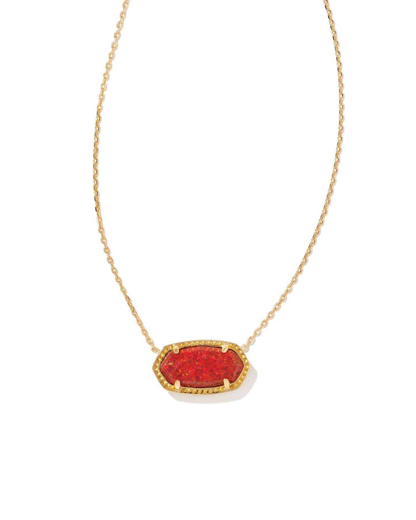 KENDRA SCOTT Elisa Gold Short Pendant Necklace