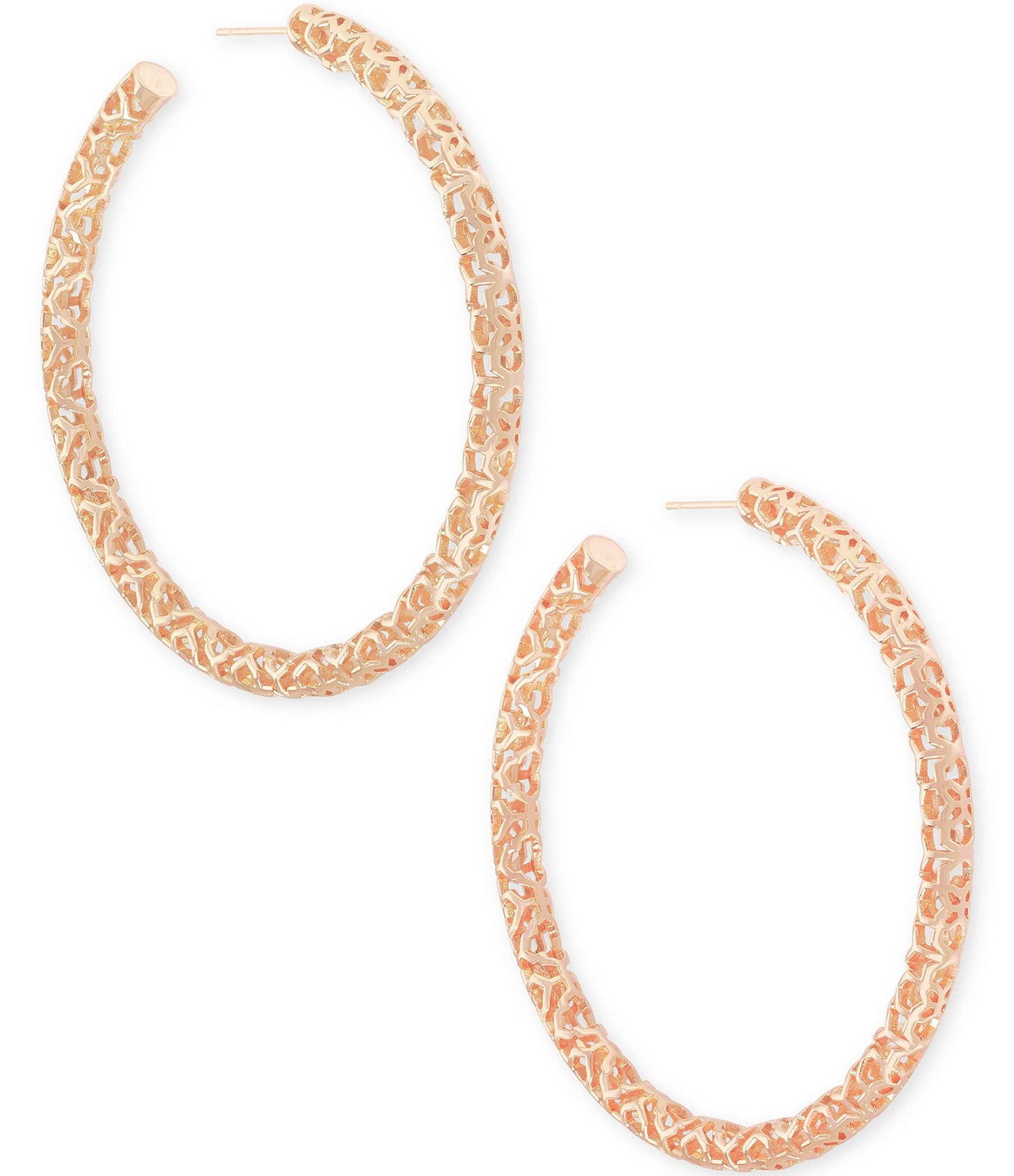 KENDRA SCOTT Maggie Hoop Earrings 2.5 inch