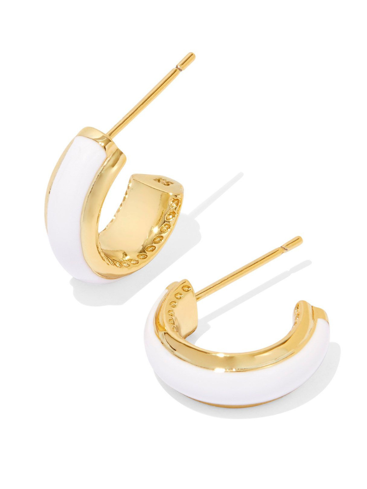 KENDRA SCOTT Ainsley Gold Huggie Earrings