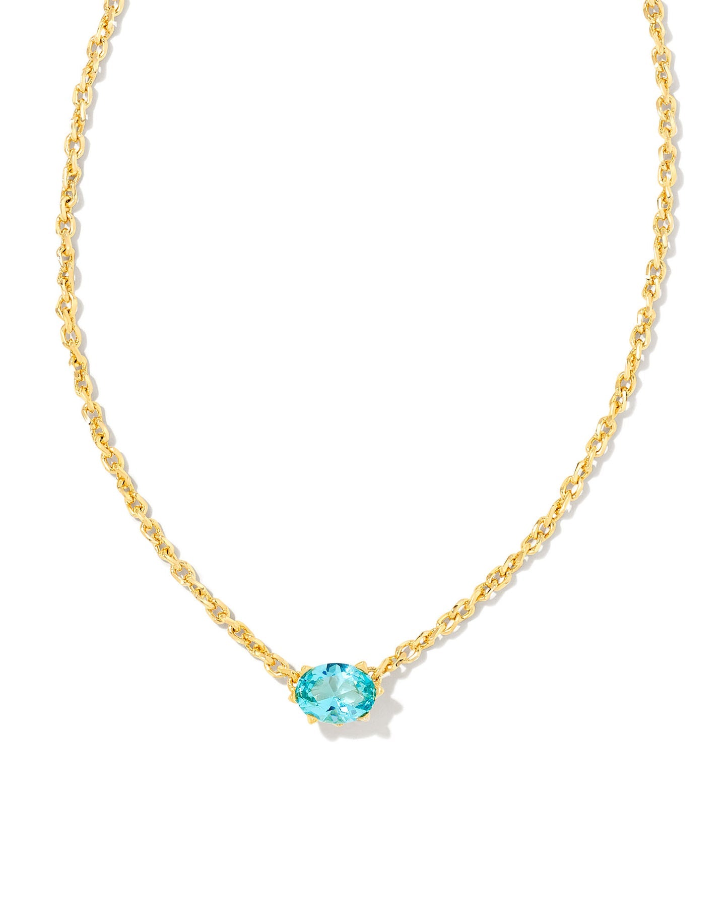 KENDRA SCOTT Collar con colgante de oro Cailin