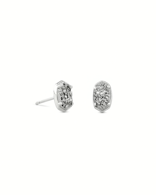 KENDRA SCOTT Emilie Silver Stud Earrings