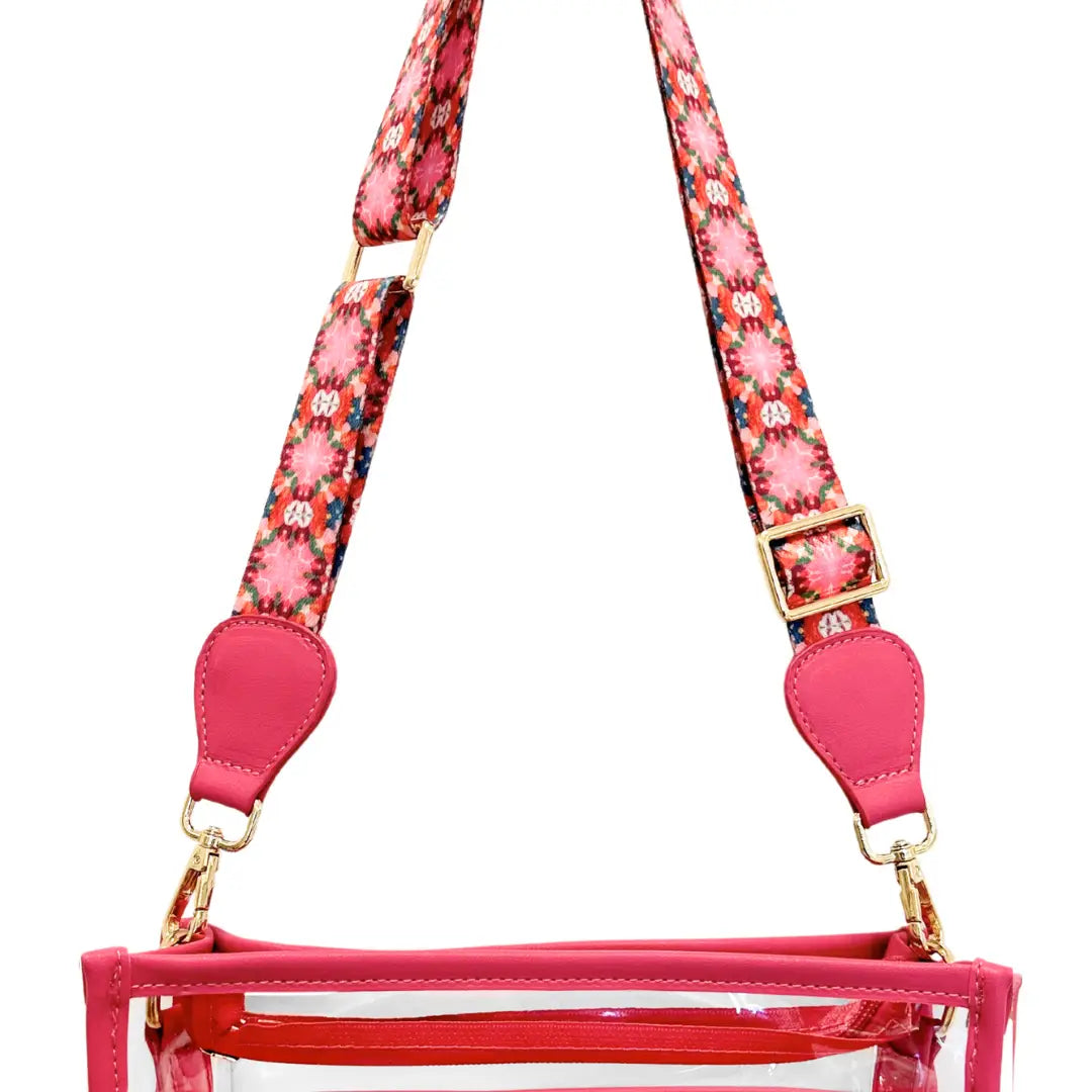 LAURA PARK X Pieces Rose Hill Stadium Bag Cherry Blossom