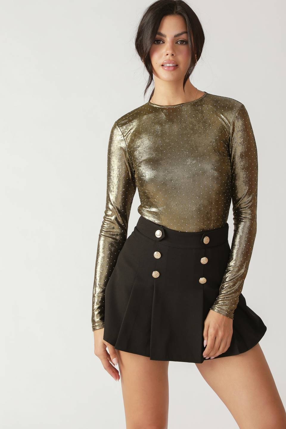 LET'S RIDE EMBELLISHED BODYSUIT