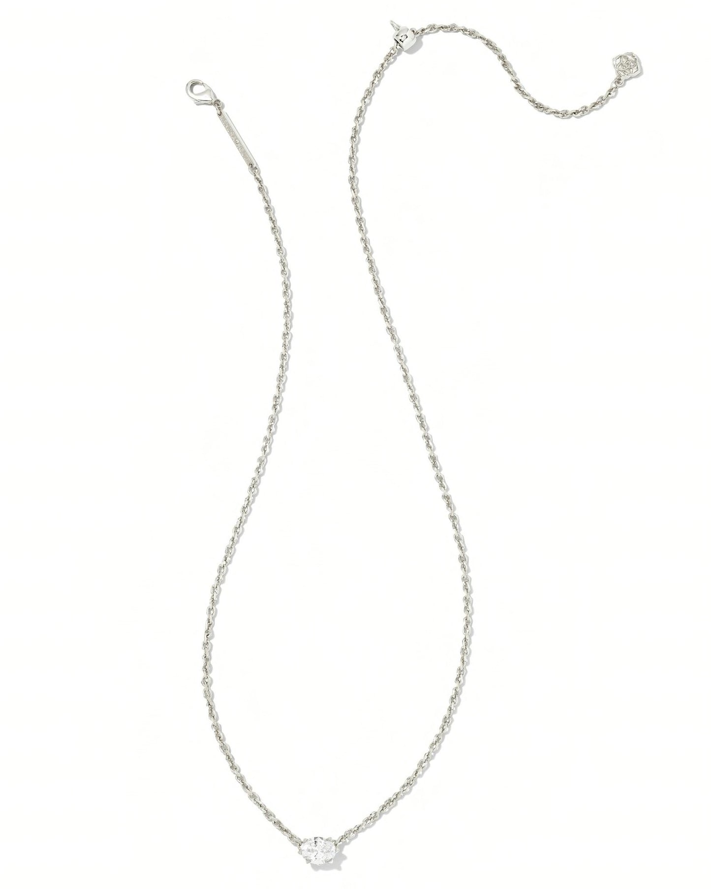 KENDRA SCOTT Cailin Silver Pendant Necklace