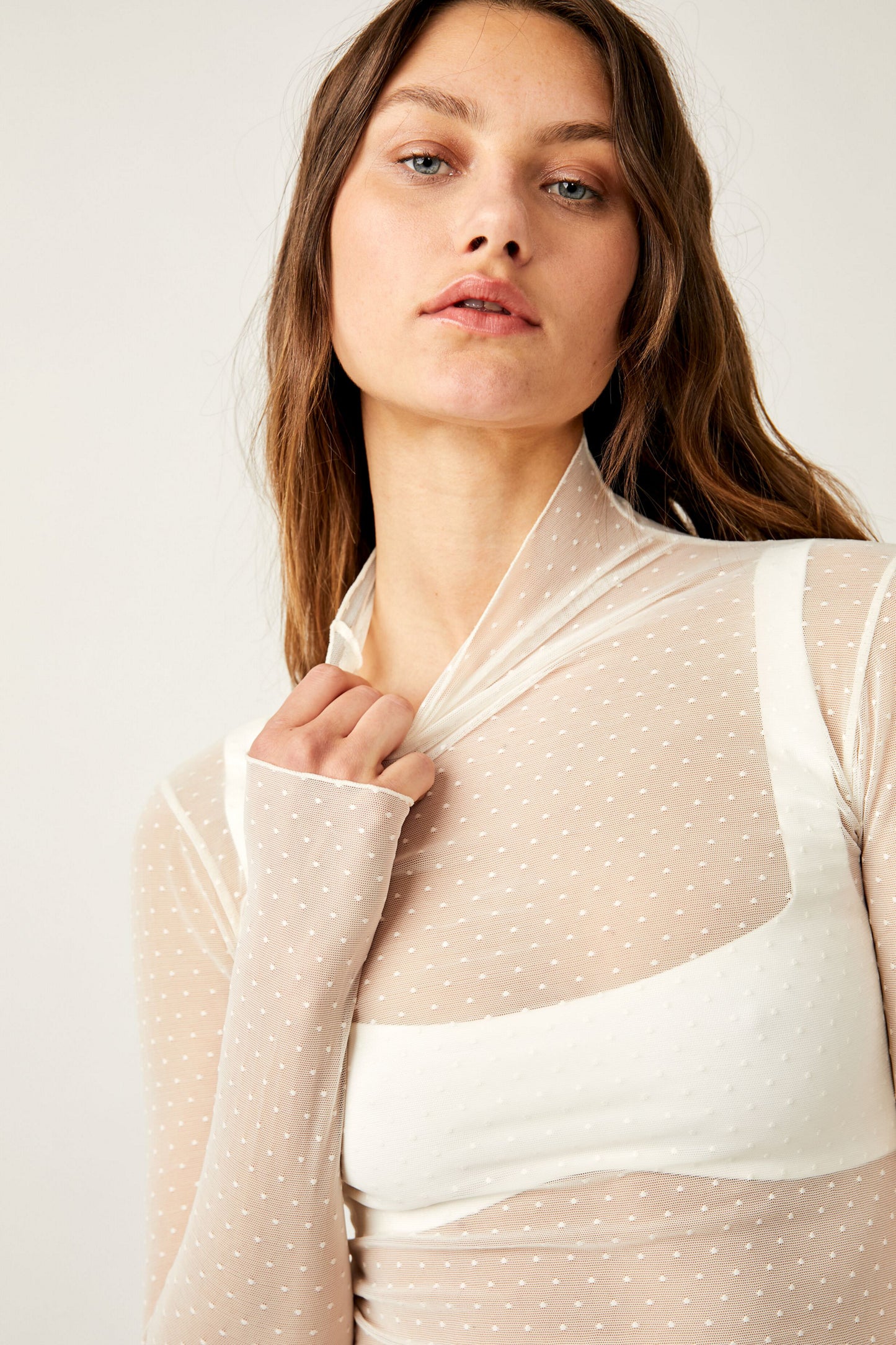 FREE PEOPLE INTIMATELY On The Dot Layering Top