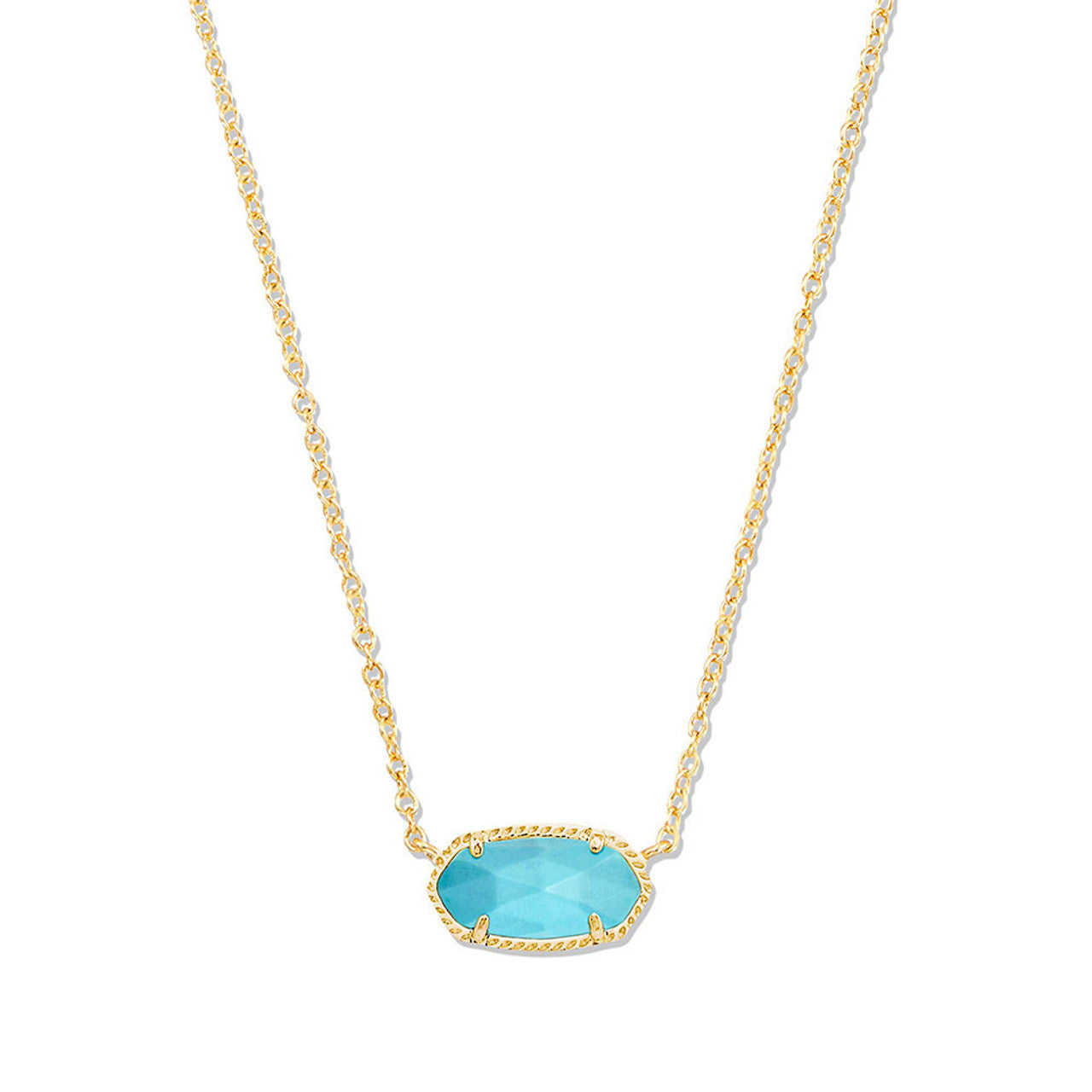 KENDRA SCOTT Elisa Gold Short Pendant Necklace