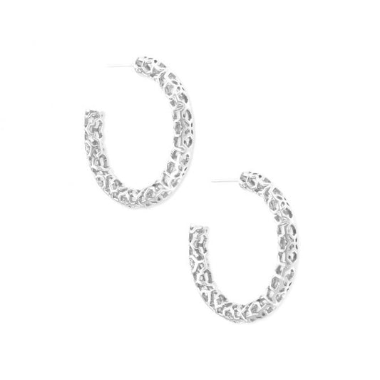 KENDRA SCOTT Maggie Hoop Earrings 1.5 Inch