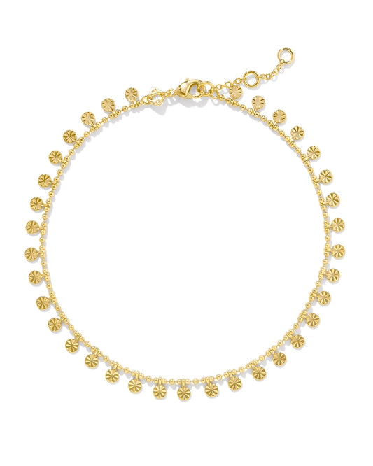 KENDRA SCOTT Gold Ivy Anklet