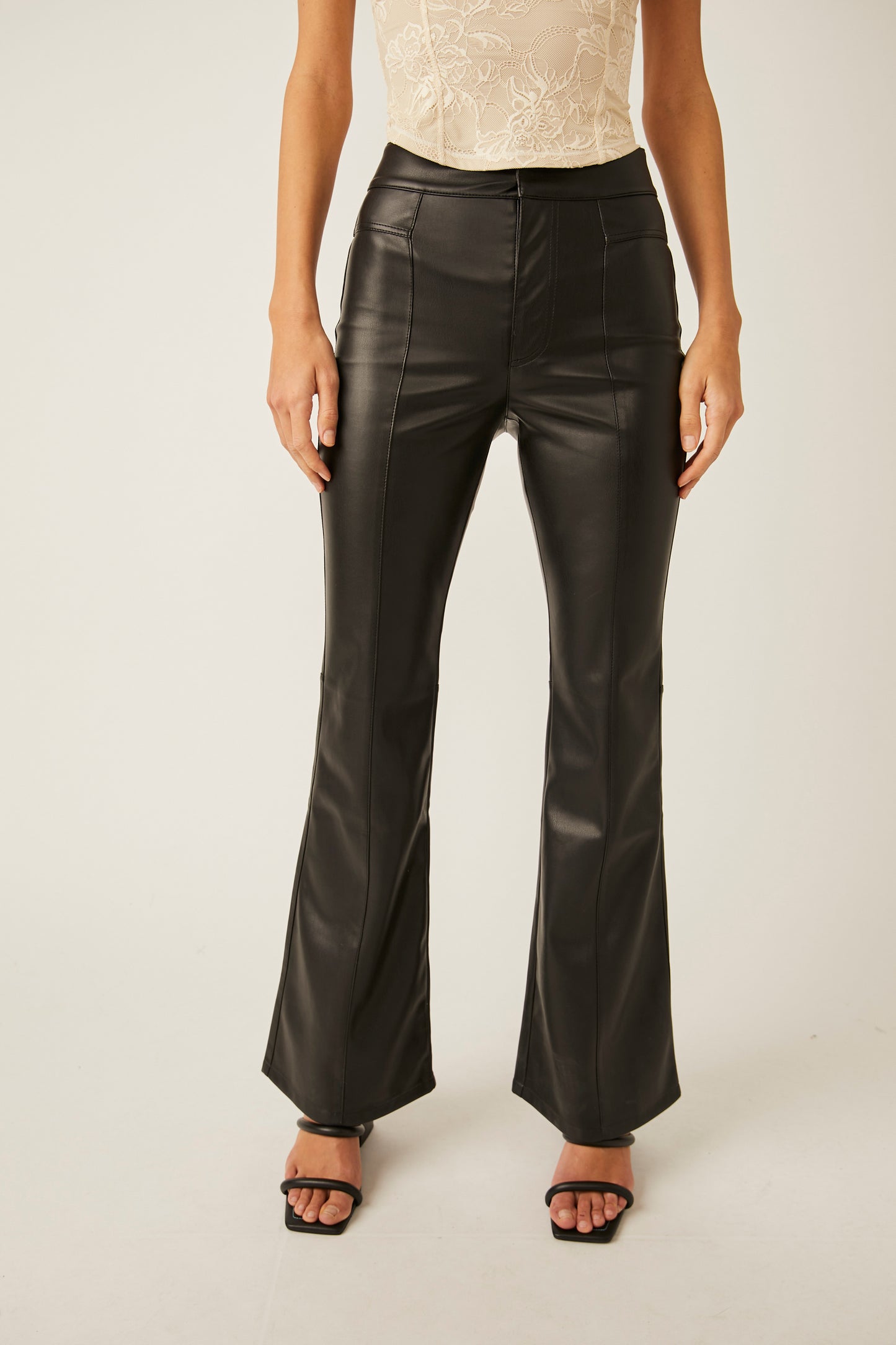 FREE PEOPLE We The Free Uptown High-Rise Vegan Pants