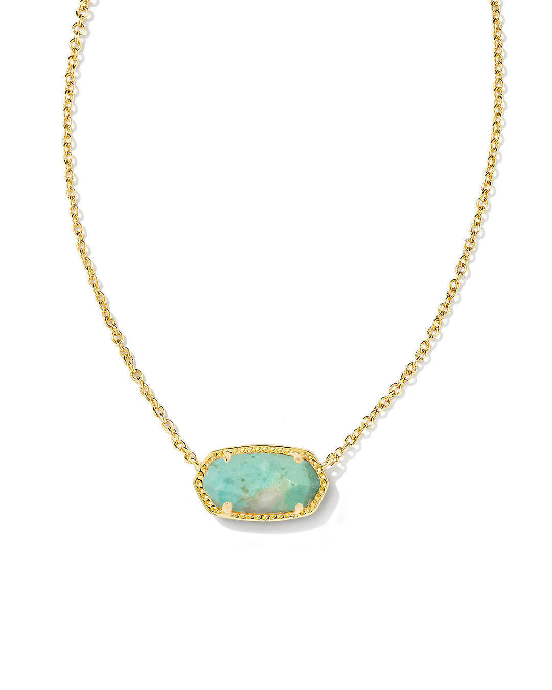 KENDRA SCOTT Elisa Gold Short Pendant Necklace