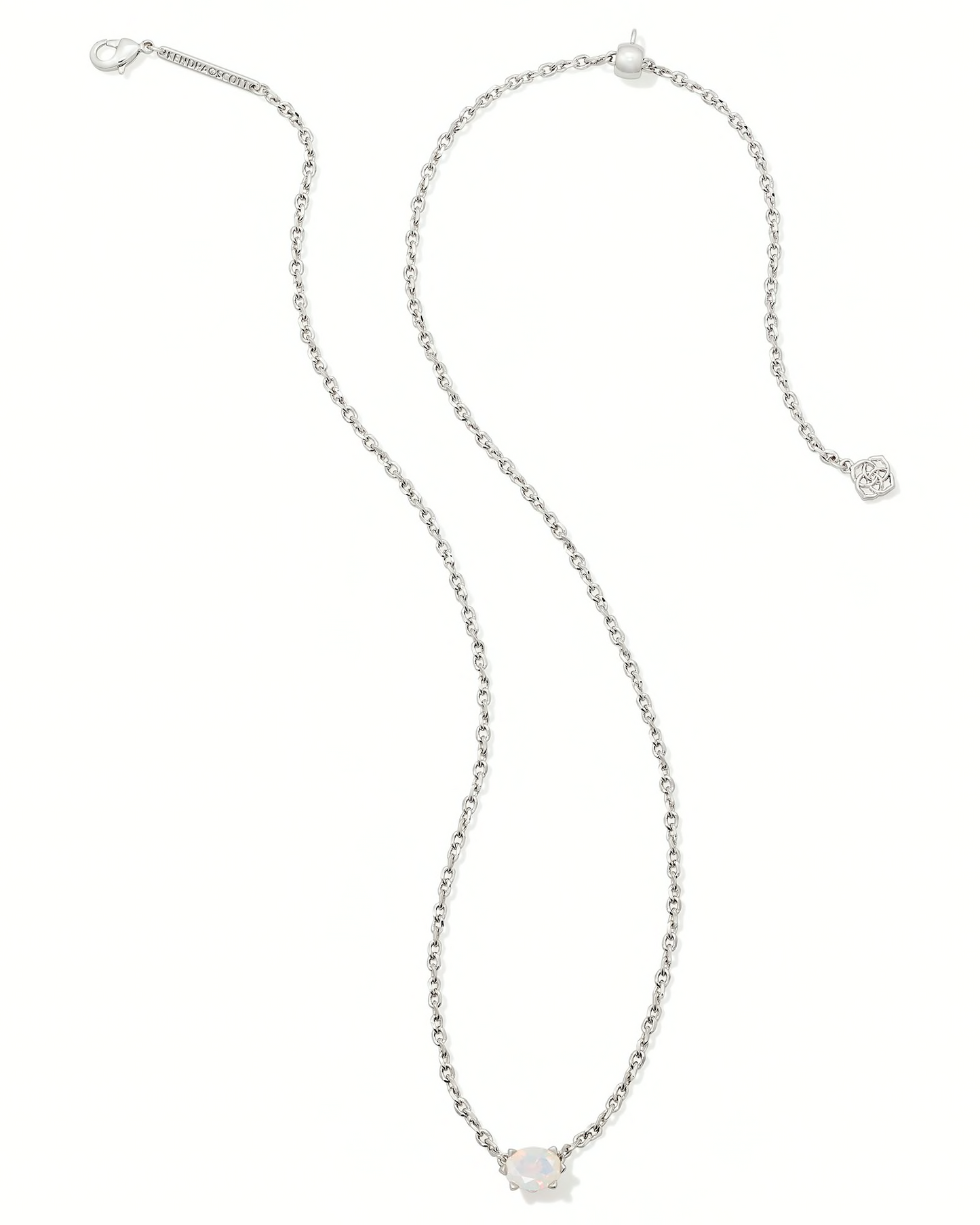 KENDRA SCOTT Cailin Silver Pendant Necklace