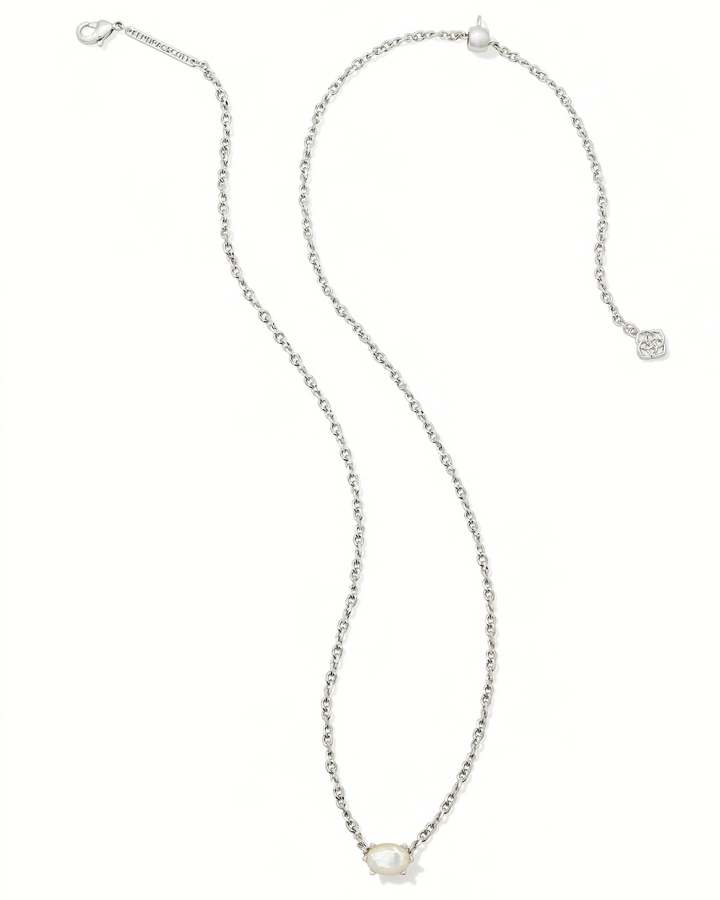 KENDRA SCOTT Cailin Silver Pendant Necklace