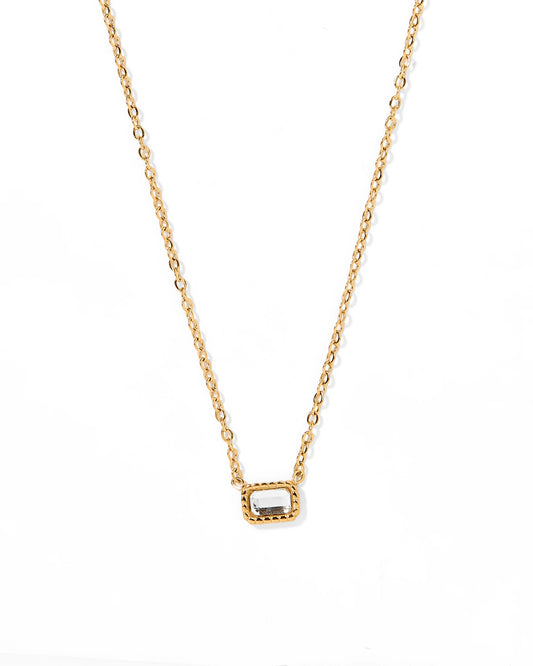 LINNY CO Gold Diamond Necklace Madison