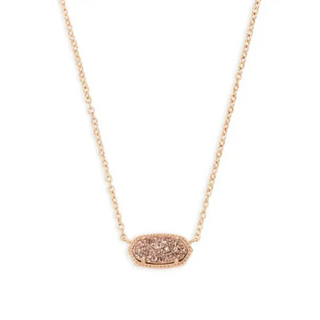 KENDRA SCOTT Elisa Rose Gold Pendant Necklace