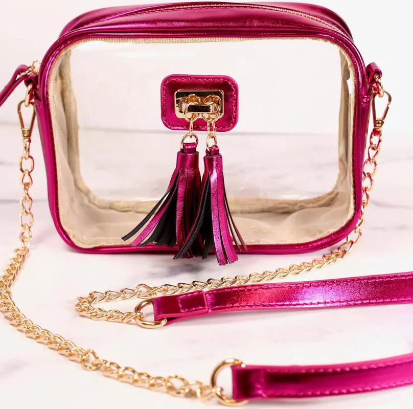 CAROLINE HILL Addison Clear Crossbody