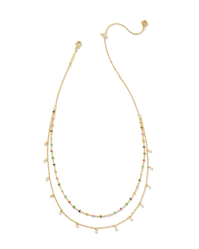 KENDRA SCOTT Eve Gold Multi Strand Necklace