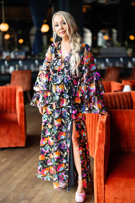 BUDDY LOVE Colette Long Sleeve Maxi Dress