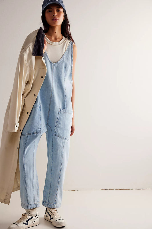 FREE PEOPLE We The Free High Roller Jumpsuit