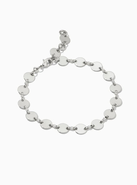 KENDRA SCOTT Silver Frankie Anklet