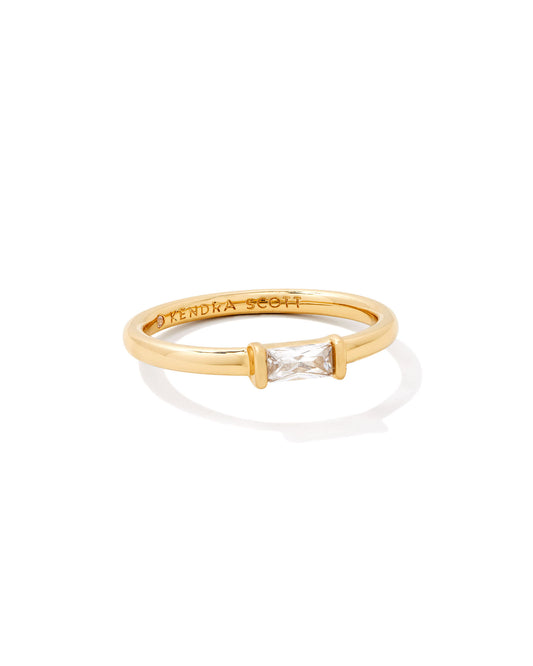 KENDRA SCOTT Gold Juliette Band Ring