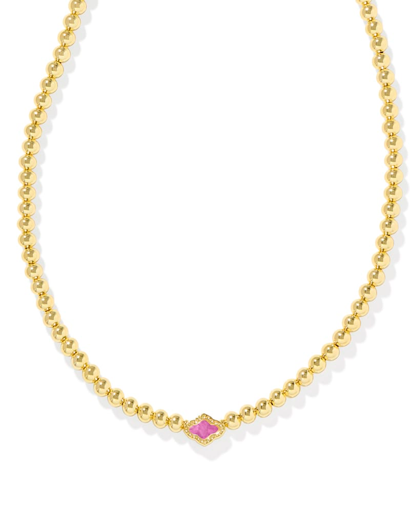 KENDRA SCOTT Abbie Gold Beaded Necklace