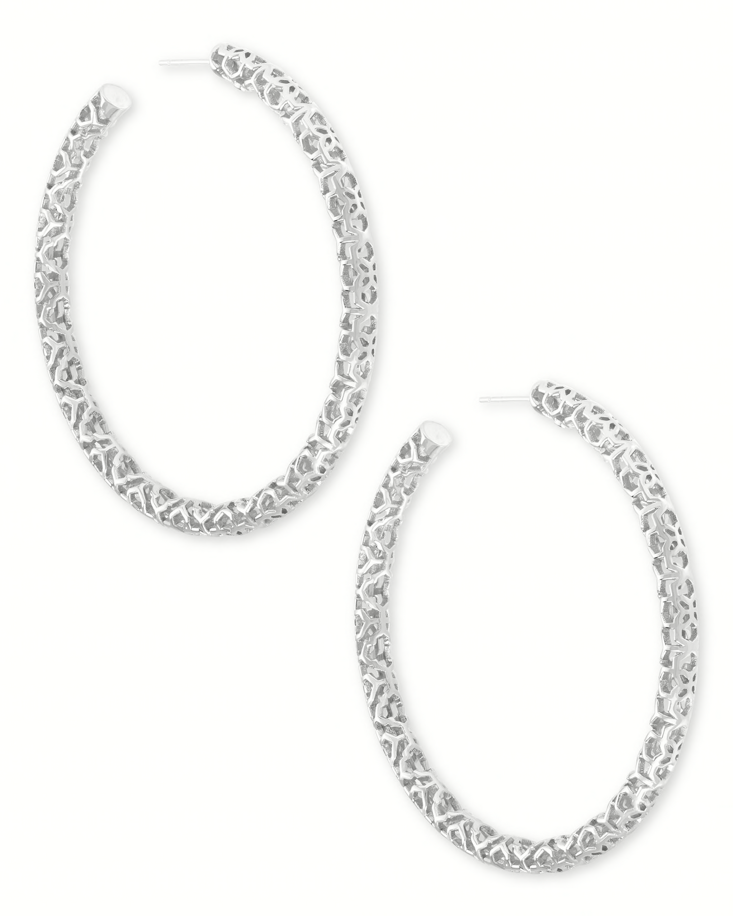 KENDRA SCOTT Maggie Hoop Earrings 2.5 inch