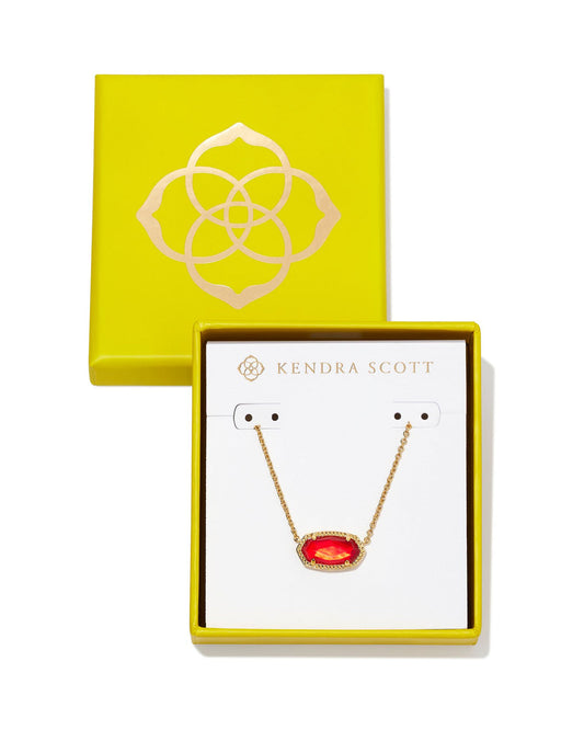 KENDRA SCOTT Boxed Gold Elisa Pendant Necklace in Illusion