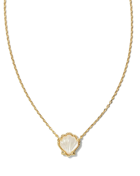 KENDRA SCOTT Brynne Shell Short Pendant Necklace