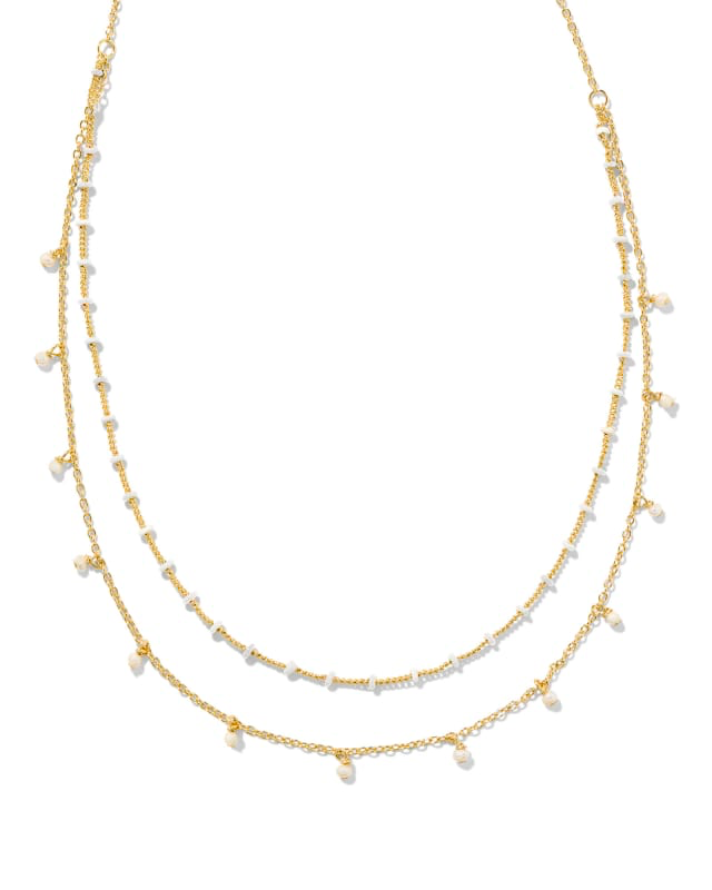 KENDRA SCOTT Eve Gold Multi Strand Necklace