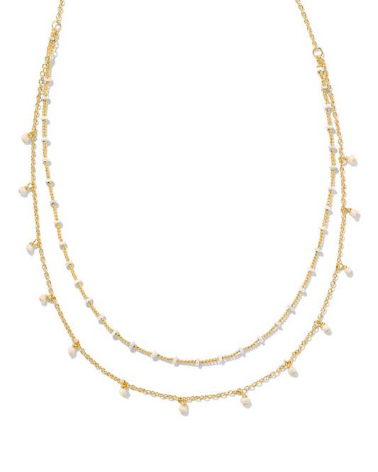 KENDRA SCOTT Eve Gold Multi Strand Necklace