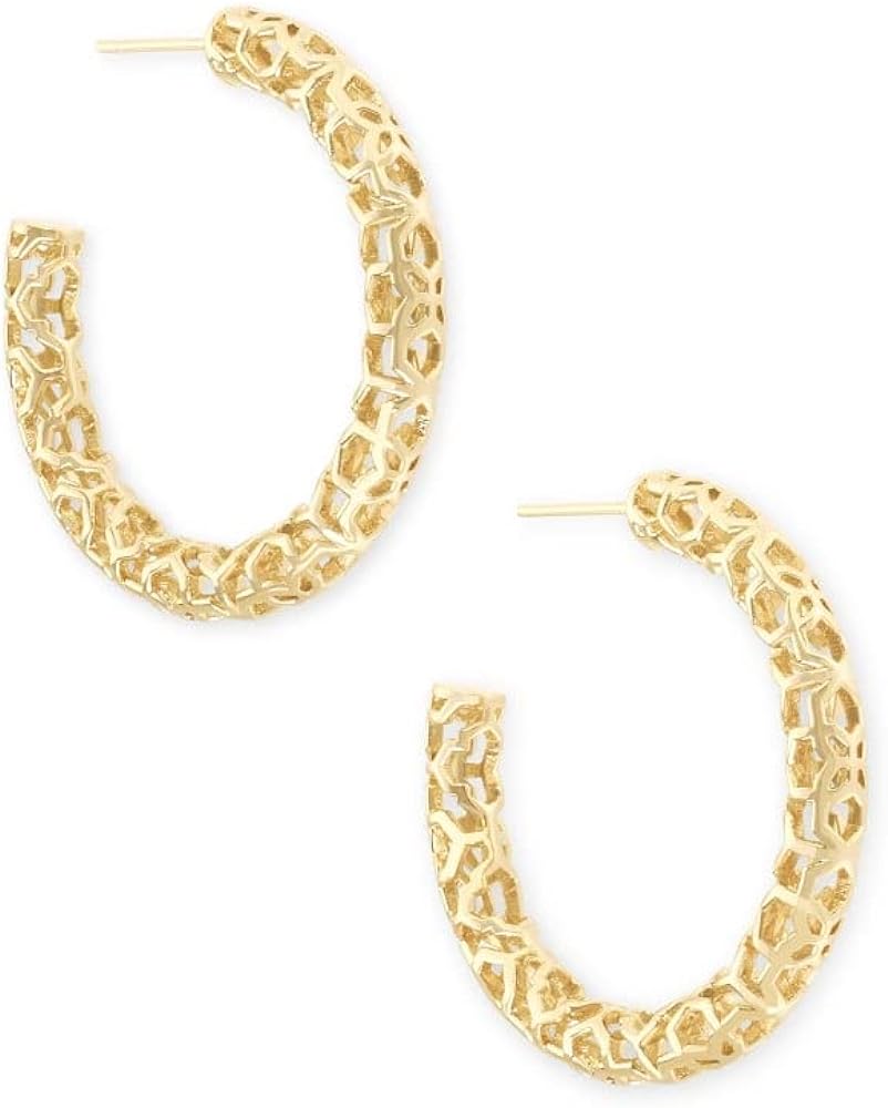 KENDRA SCOTT Maggie Hoop Earrings 1.5 Inch