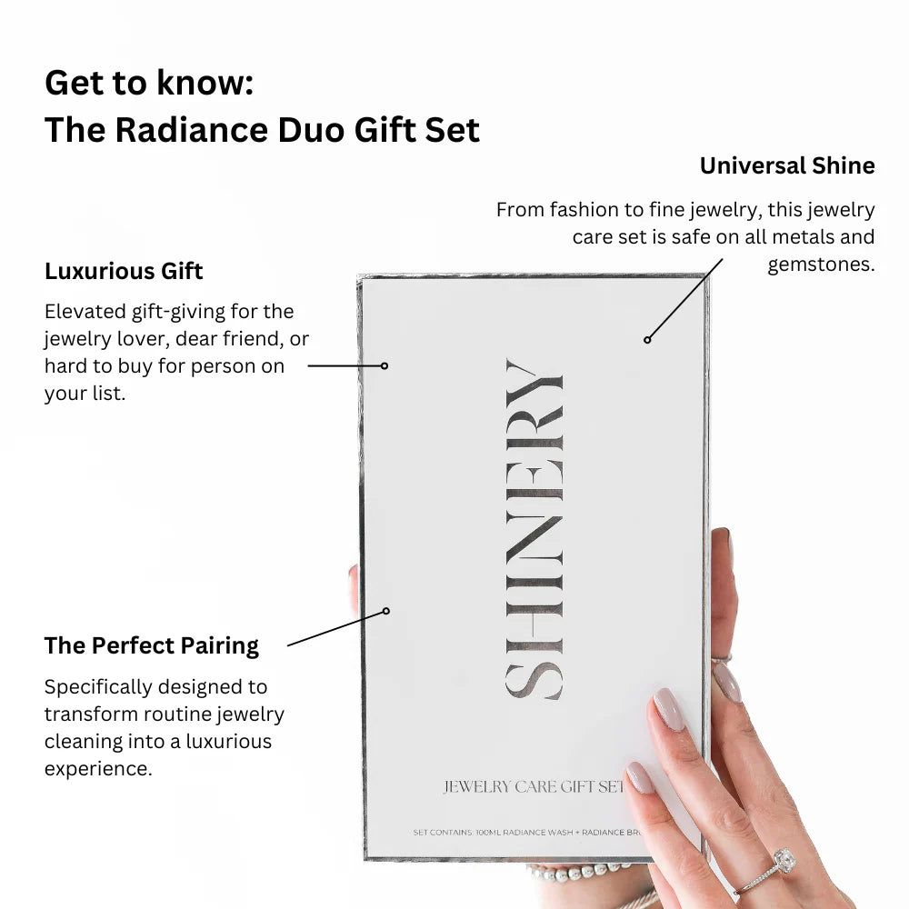 SHINERY Radiance Duo - Luxury Jewelry Cleaning Gift Set