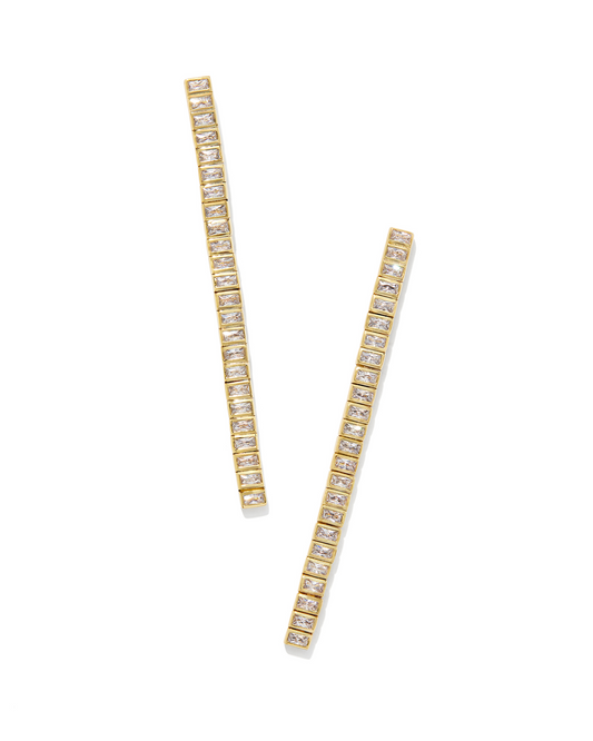 KENDRA SCOTT Gracie Long Tennis Linear Earrings