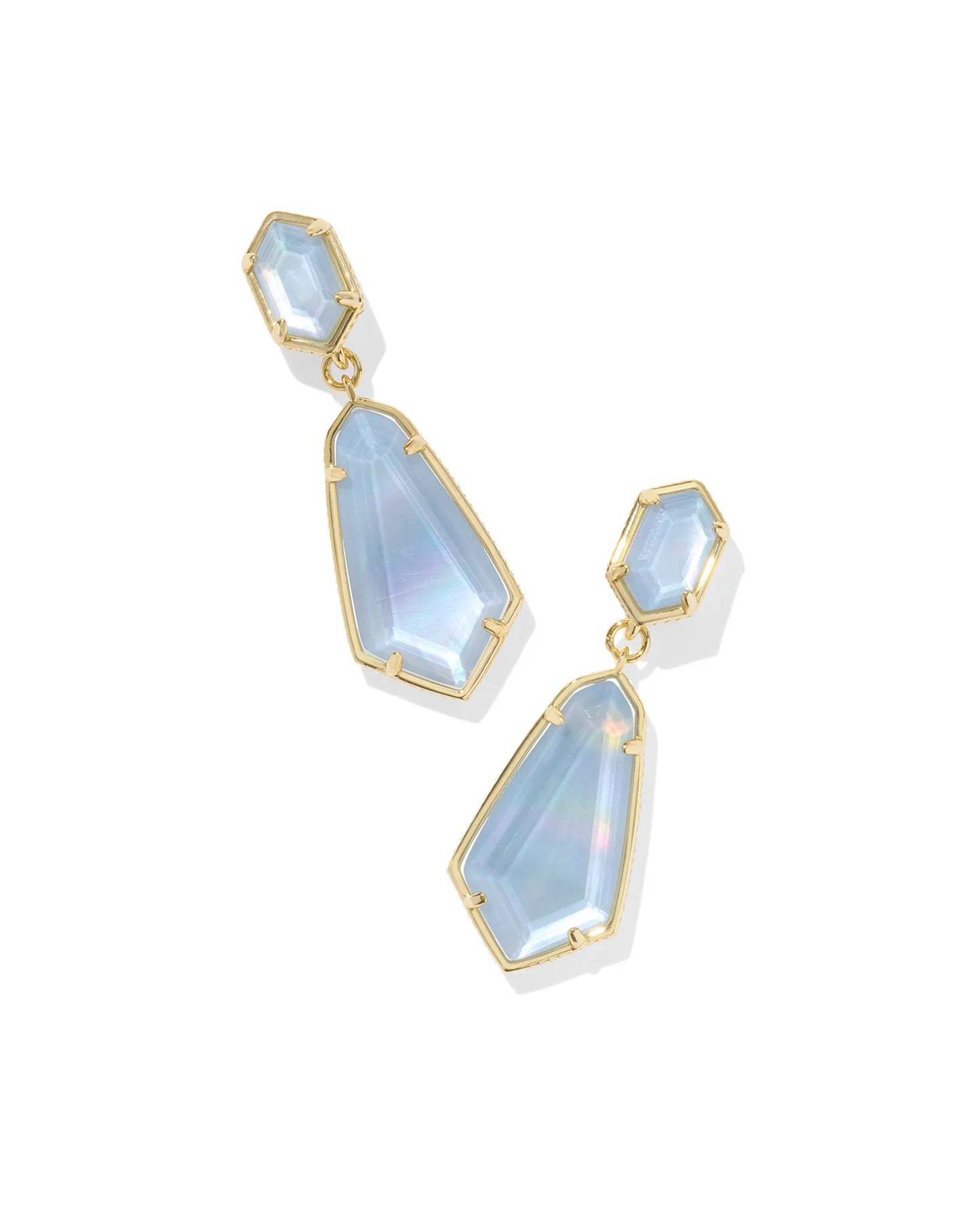 KENDRA SCOTT Hallie Gold Convertible Drop Earrings