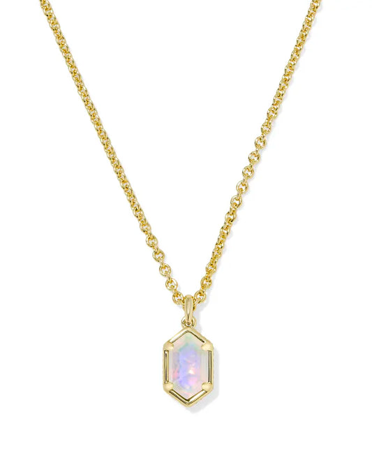 KENDRA SCOTT Hallie Gold Short Pendant Necklace