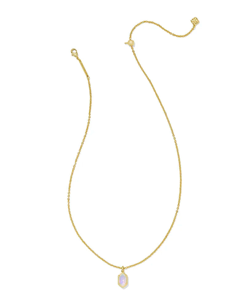 KENDRA SCOTT Hallie Gold Short Pendant Necklace