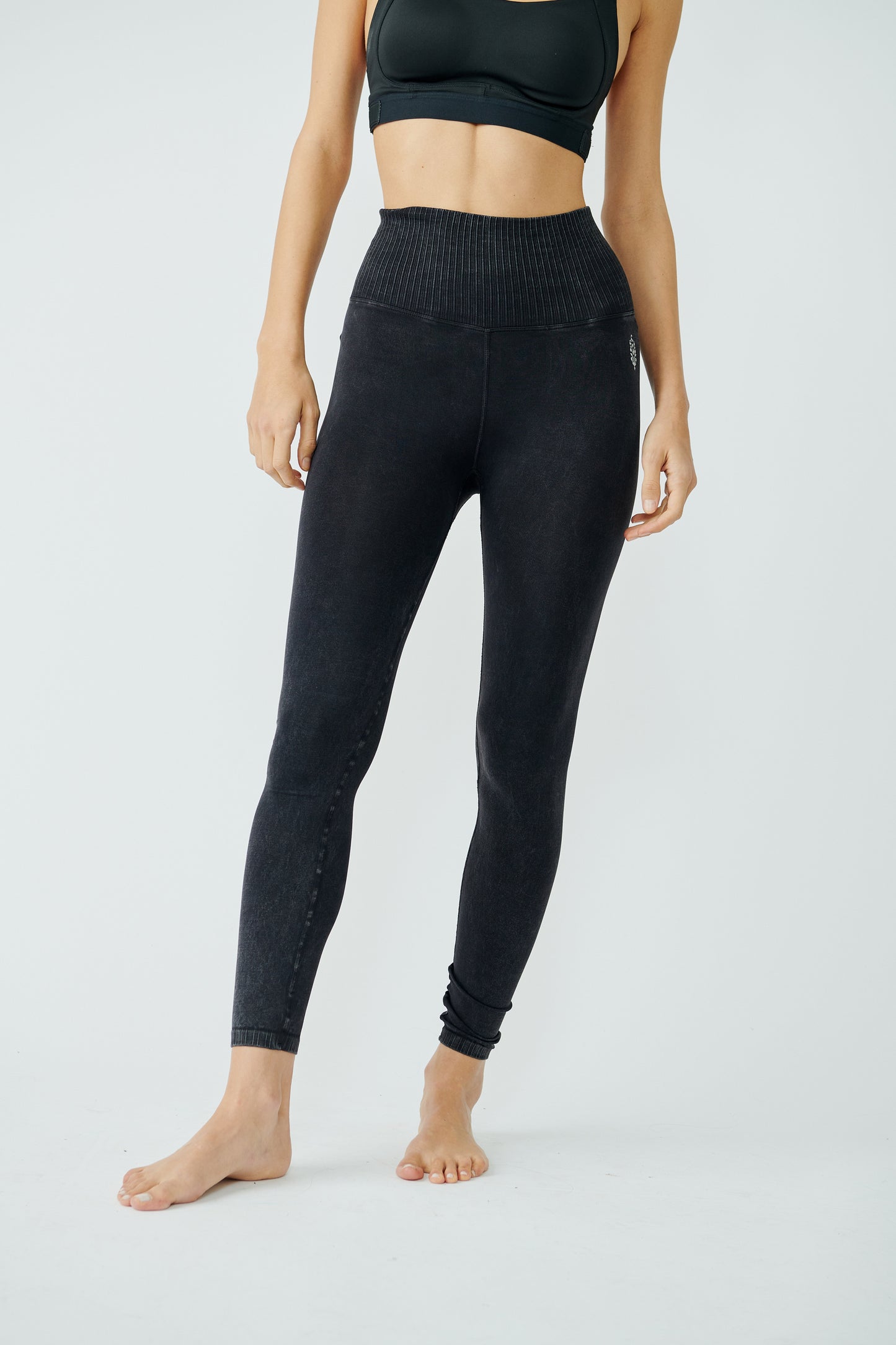 FREE PEOPLE High-Rise 7/8 Length Good Karma Leggings