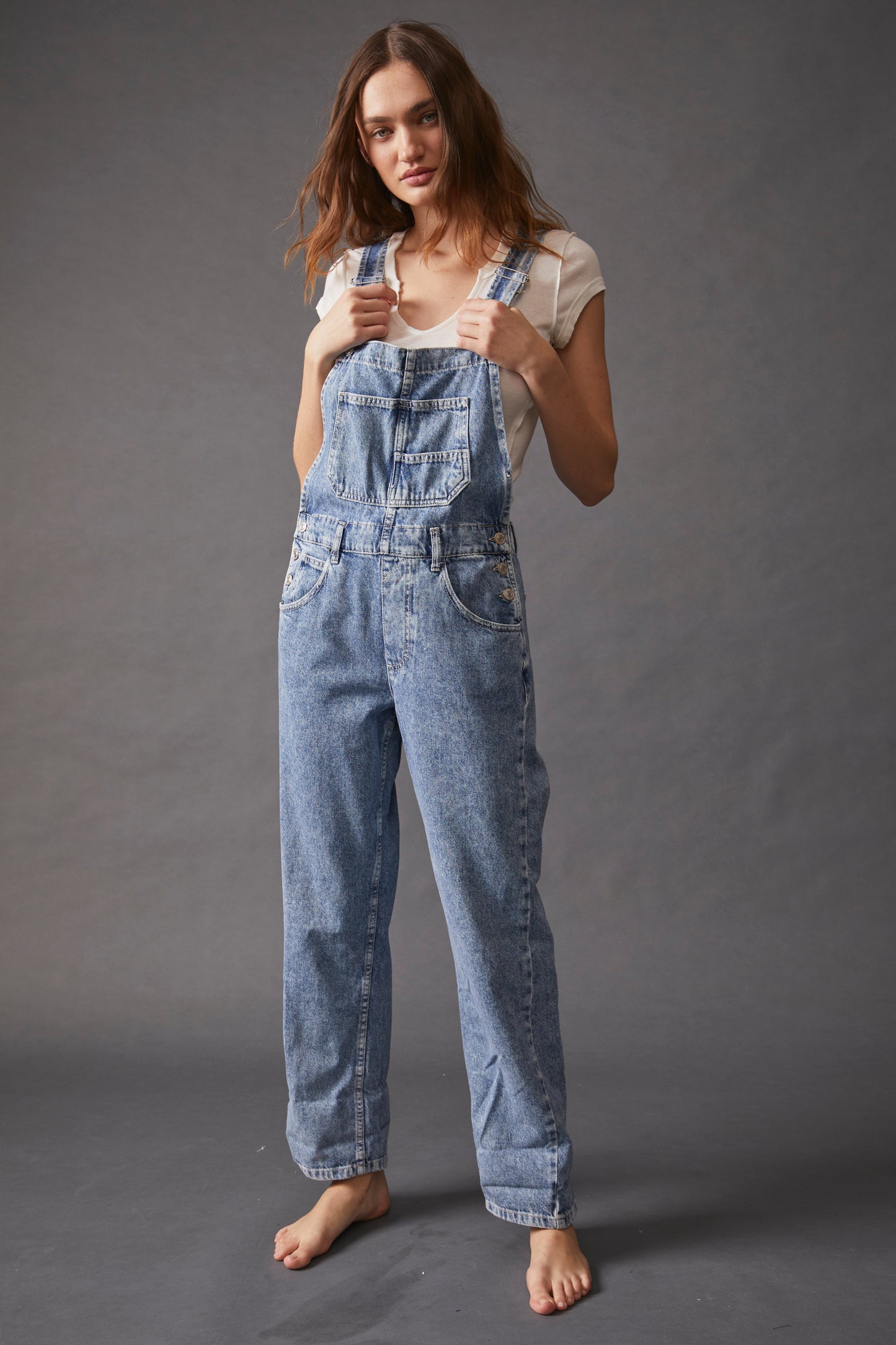 FREE PEOPLE We The Free Ziggy Denim Overalls