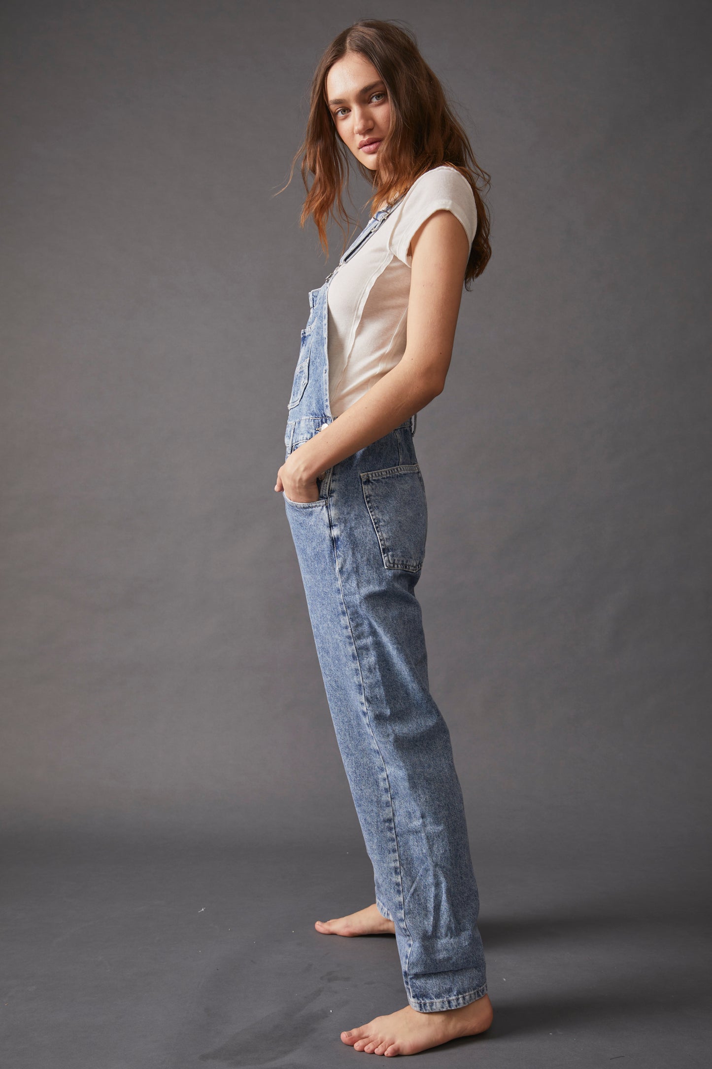 FREE PEOPLE We The Free Ziggy Denim Overalls